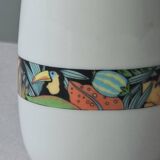 Small white porcelain vase from the Toucan collection by Pillivuyt.