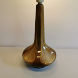 Wild lamp from Danish Søholm ceramics, in beautiful golden brown glaze. Danish Design