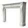 Louis XVI style Carrara marble fireplace circa 1880