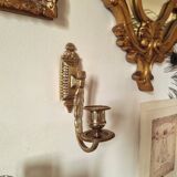 Pair of wall candle holders