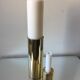 Danish mid century brass candleholders set of 2