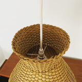 Wicker pendant lamp