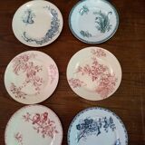 Iron earth faience plate