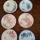 Iron earth faience plate