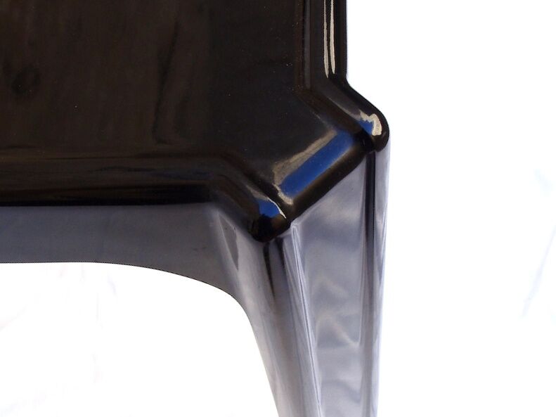 Square table design 1970 fiberglass.