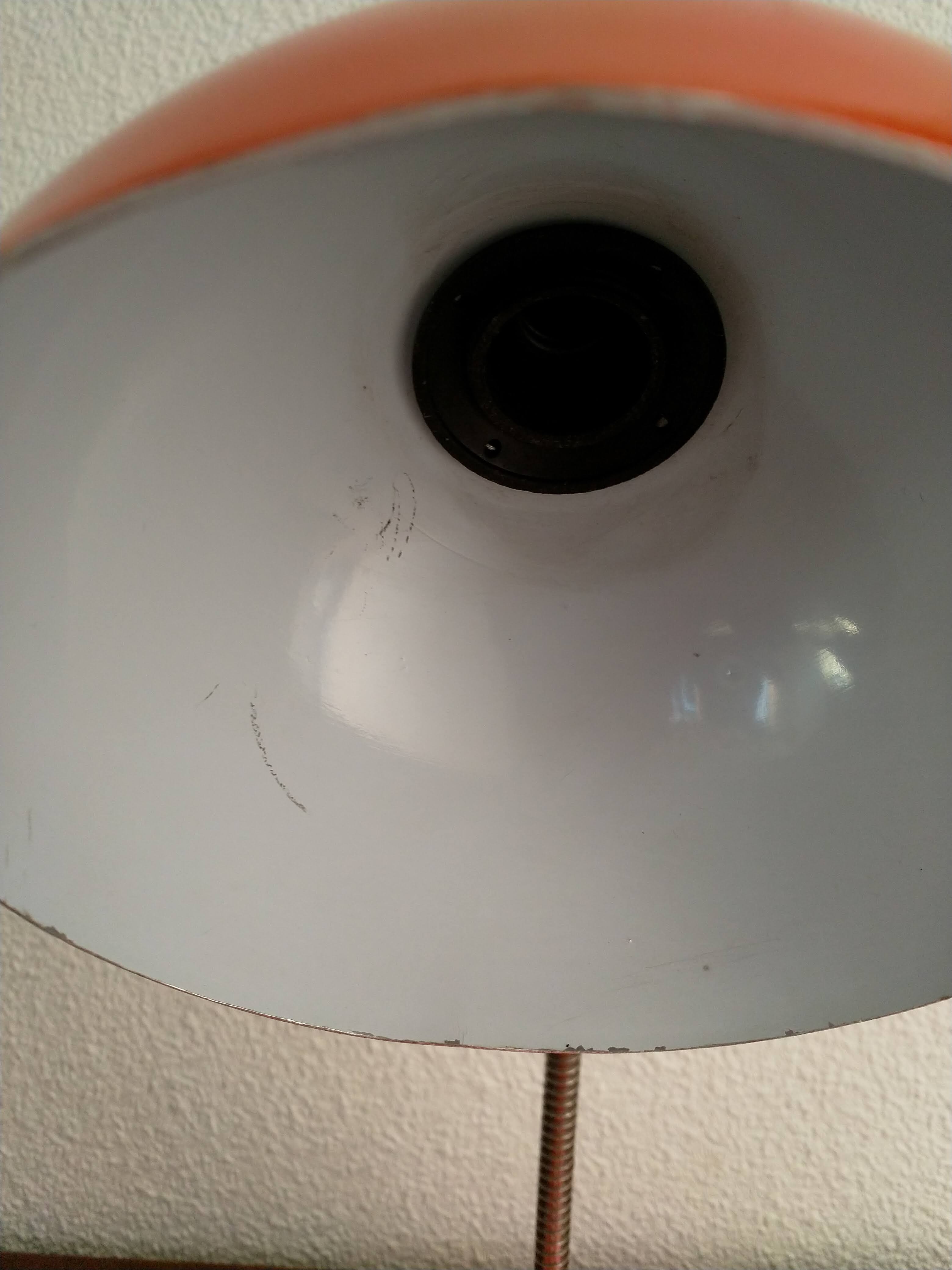 Lampe de bureau, vintage, rouge