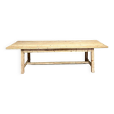 Old fir farm table 1930-1950 vintage country table