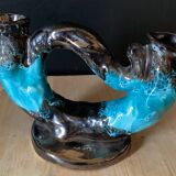 Vallauris ceramic candle holder