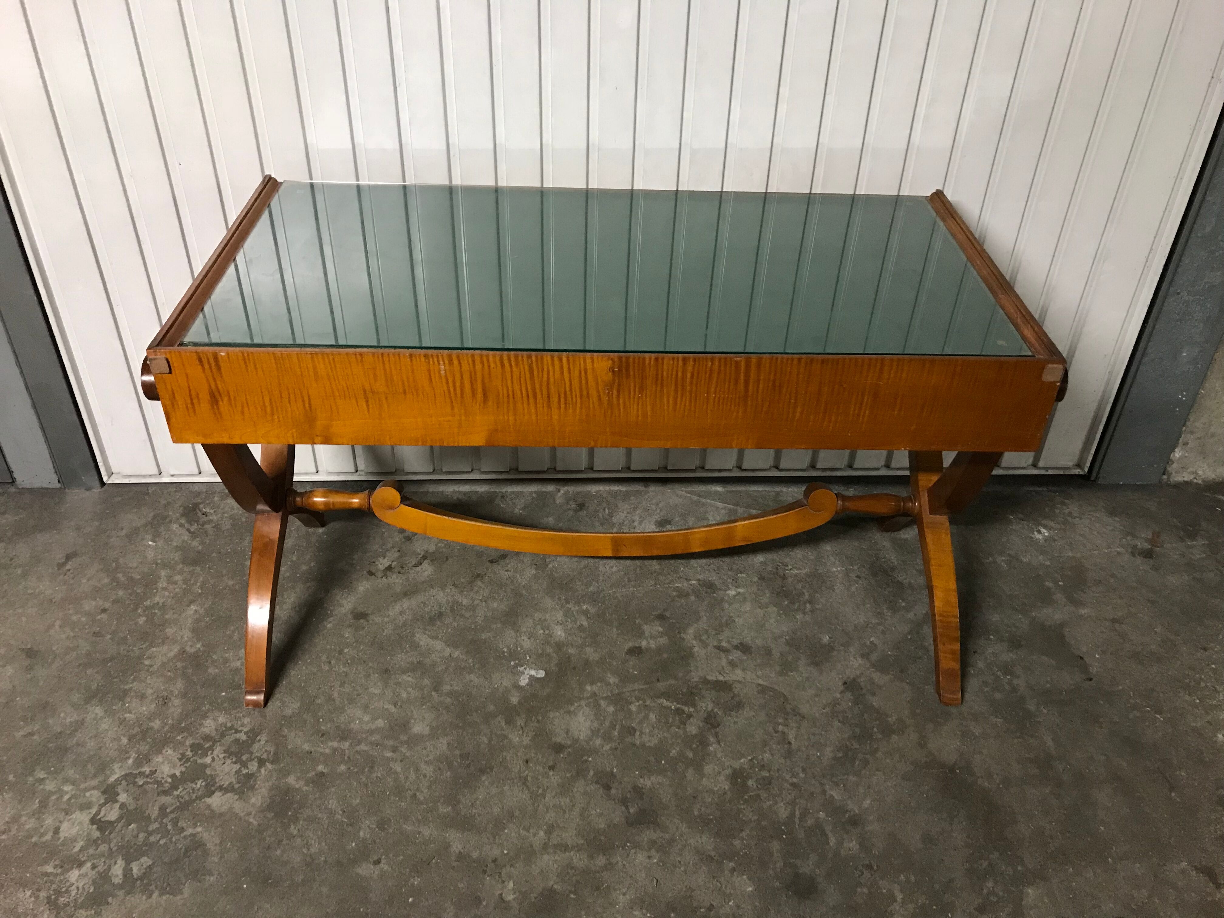 Office style English leather Green