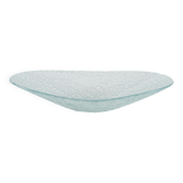 Plat de service en verre, design danois, années 1970, fabriqué au Danemark