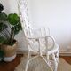 Peacok rattan armchair