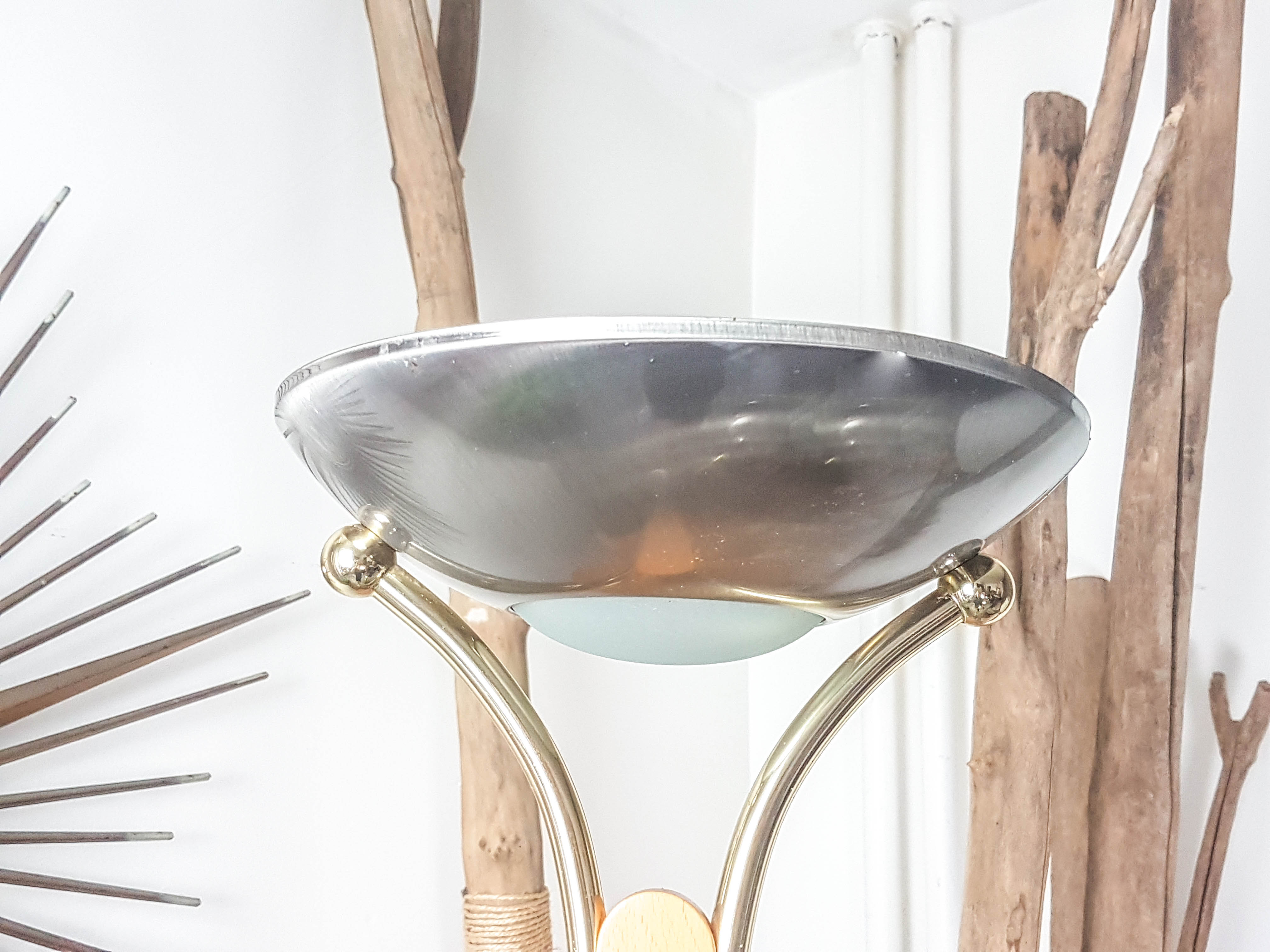 Halogen lamppost vintage Made in Italy 1970s