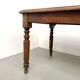 Table en chêne massif à 6 pieds tournés (1900)