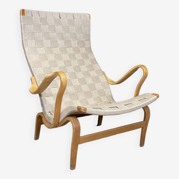 Vintage Pernilla armchair by Bruno Mathsson for Dux 1960s Sweden