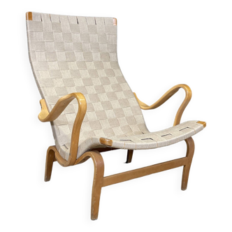 Fauteuil vintage Pernilla de Bruno Mathsson pour Dux 1960 Suède