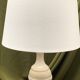 Table lamp. White marble.