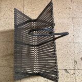 Magazine rack made of perforated sheet metal
