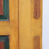 Rustic Farmhouse Folk Art Painted Bridal Cabinet