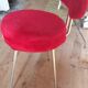 Red moumoute chair