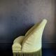 Almond green velvet heater