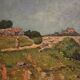 Signed Italian landscape painting from the 20th century