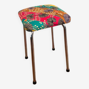 Tabouret vintage upcyclé - Pondicherry collection