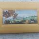 Petit tableau huile sur bois paysage toscan