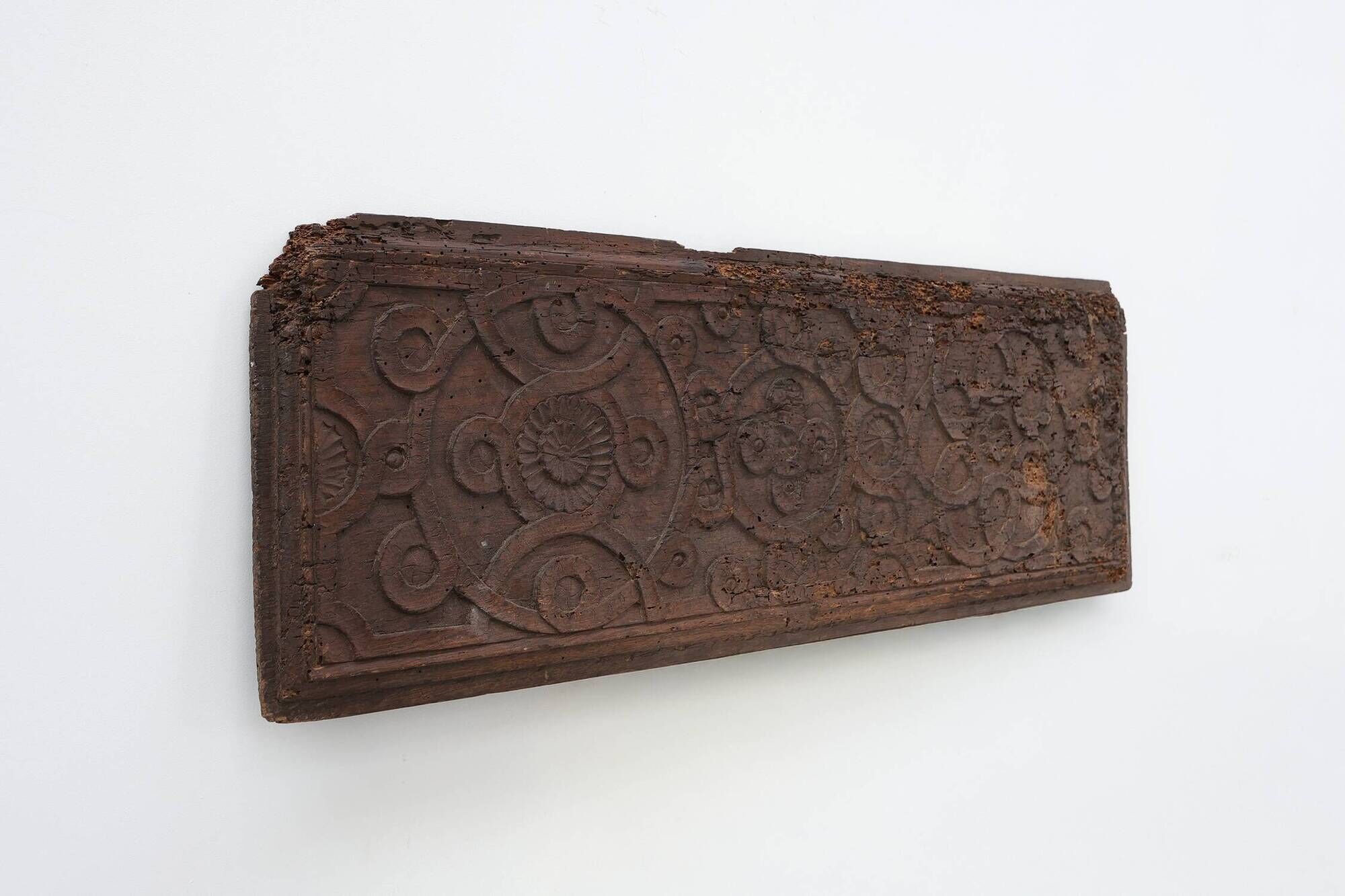 16th Century Gothic Wood Panel from France with Geometric Ornament