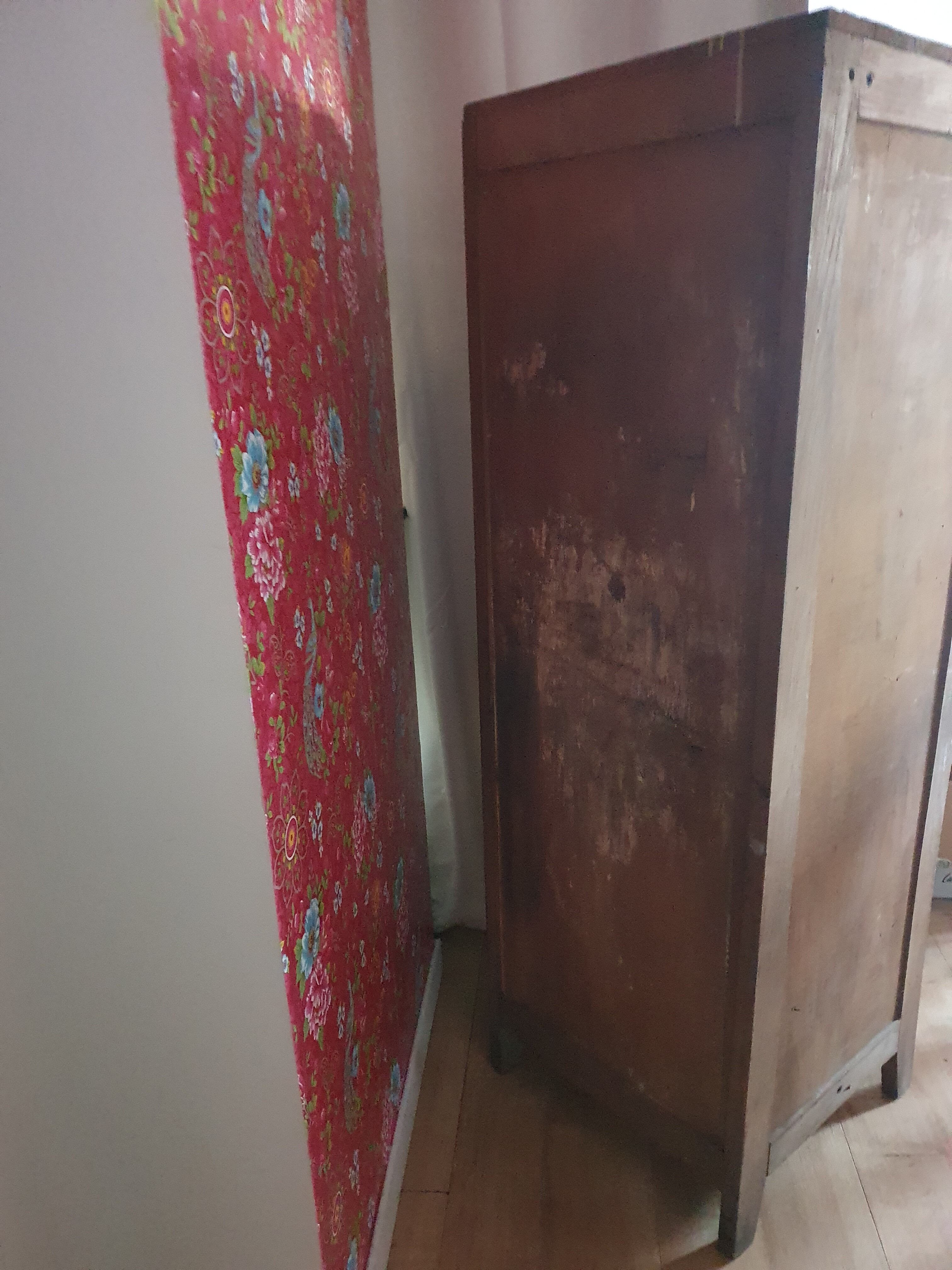 Parisian wardrobe with several shelves