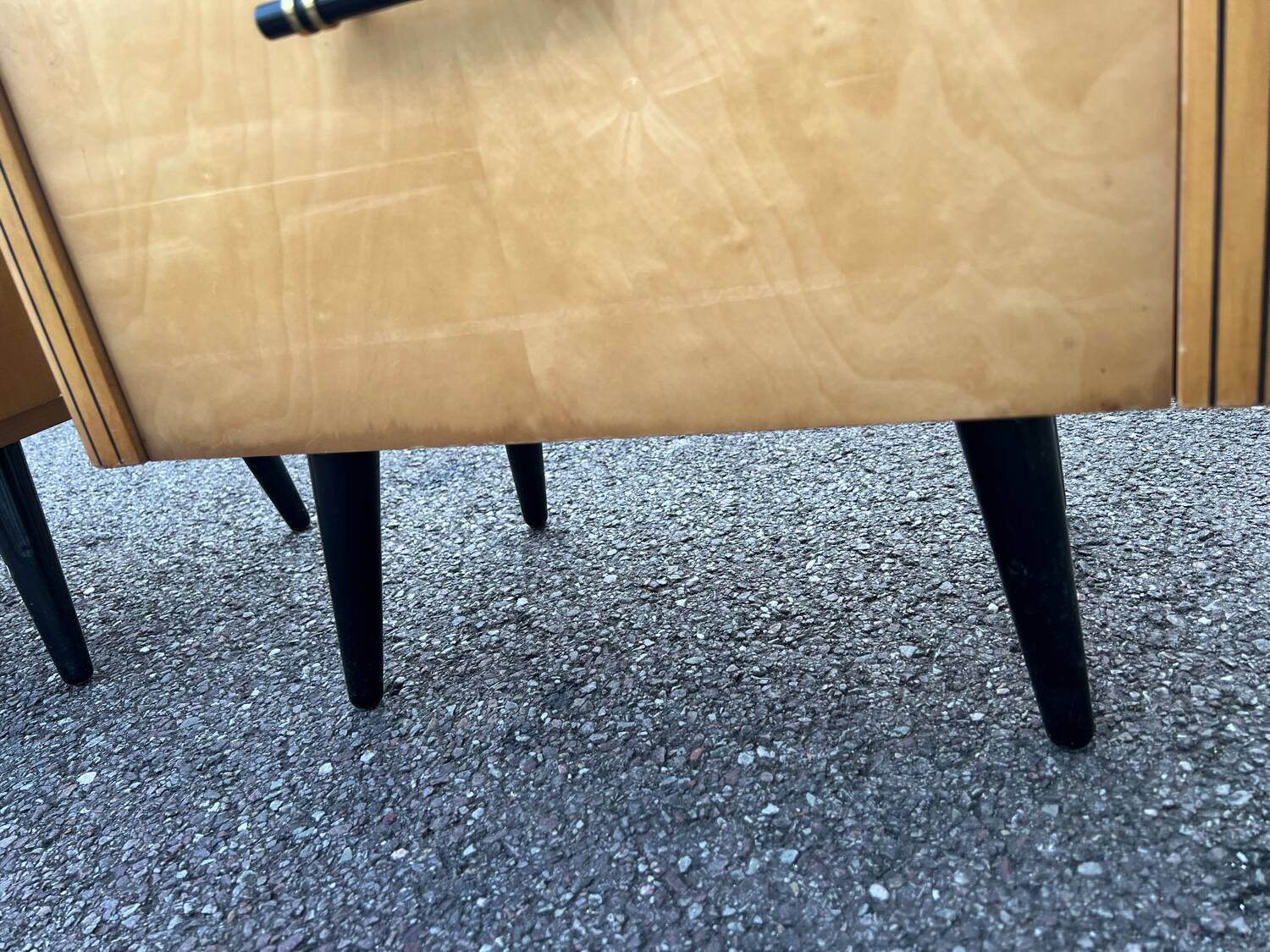 Break of vintage Scandinavian bedside tables