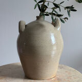 Ancient jar in glazed stoneware