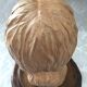 Bust face of woman art design 1950