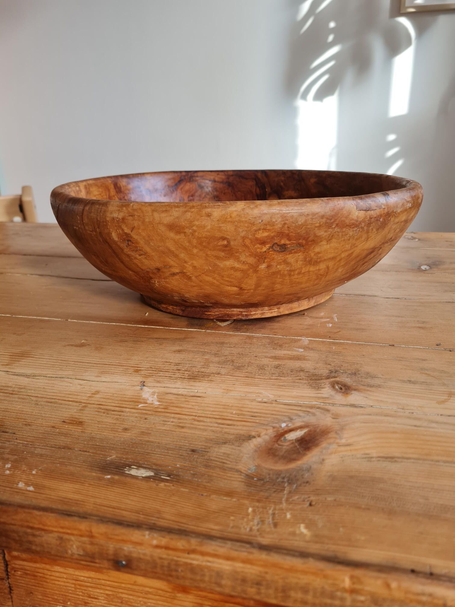 Saladier en bois d'olivier véritable
