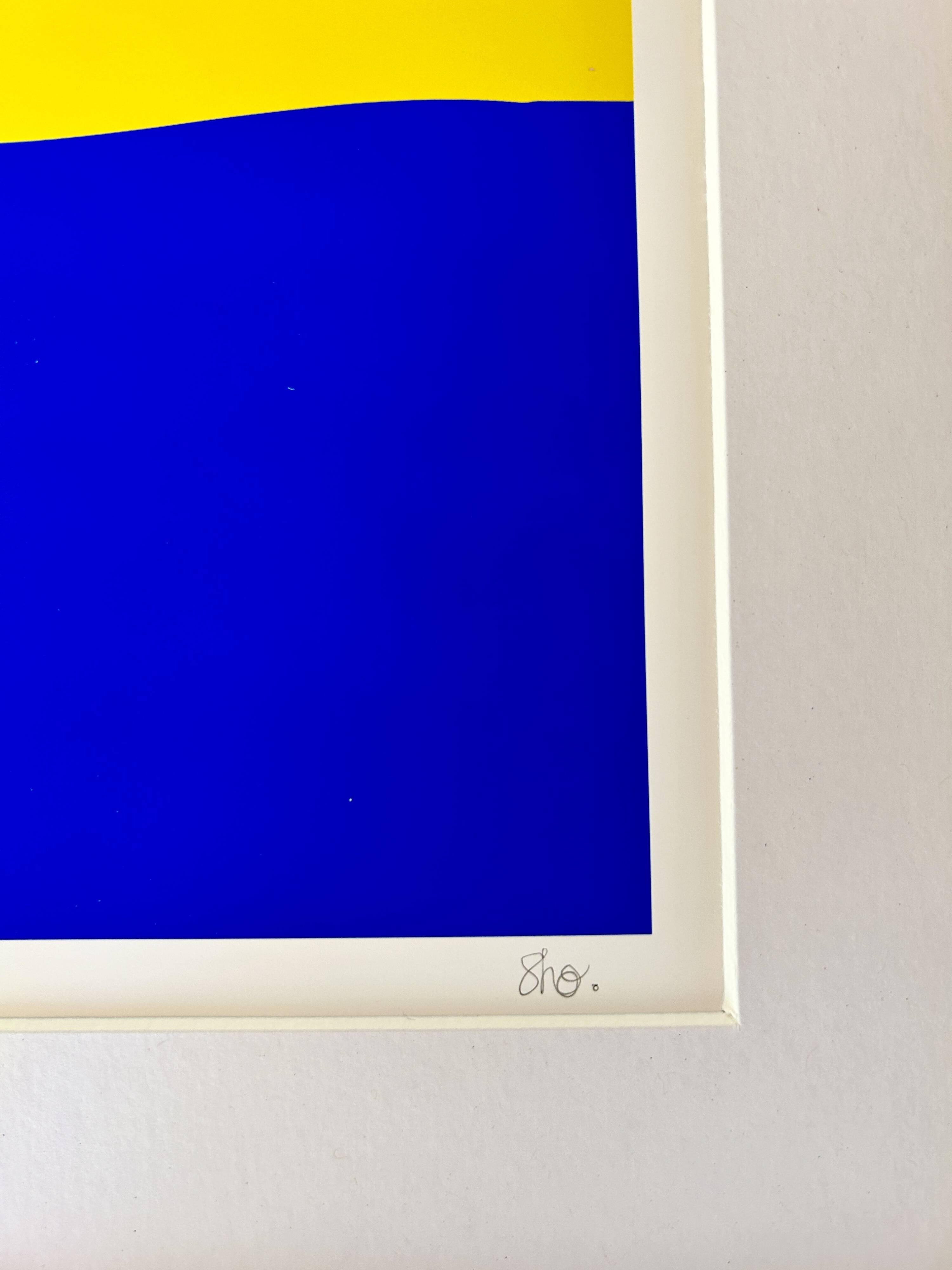 Surf illustration, limited edition of 30 copies, signed by the artist