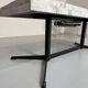 Old mosaic stone coffee table from the 70s with vintage metal legs