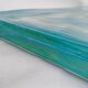 Minimalist Murano sommerso glass block plate