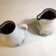 Niderviller earthenware milk pots