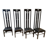 Ensemble de 4 chaises Ingram Charles Rennie Mackintosch