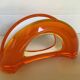 Orange and white mail rack Guzzini made in Italy