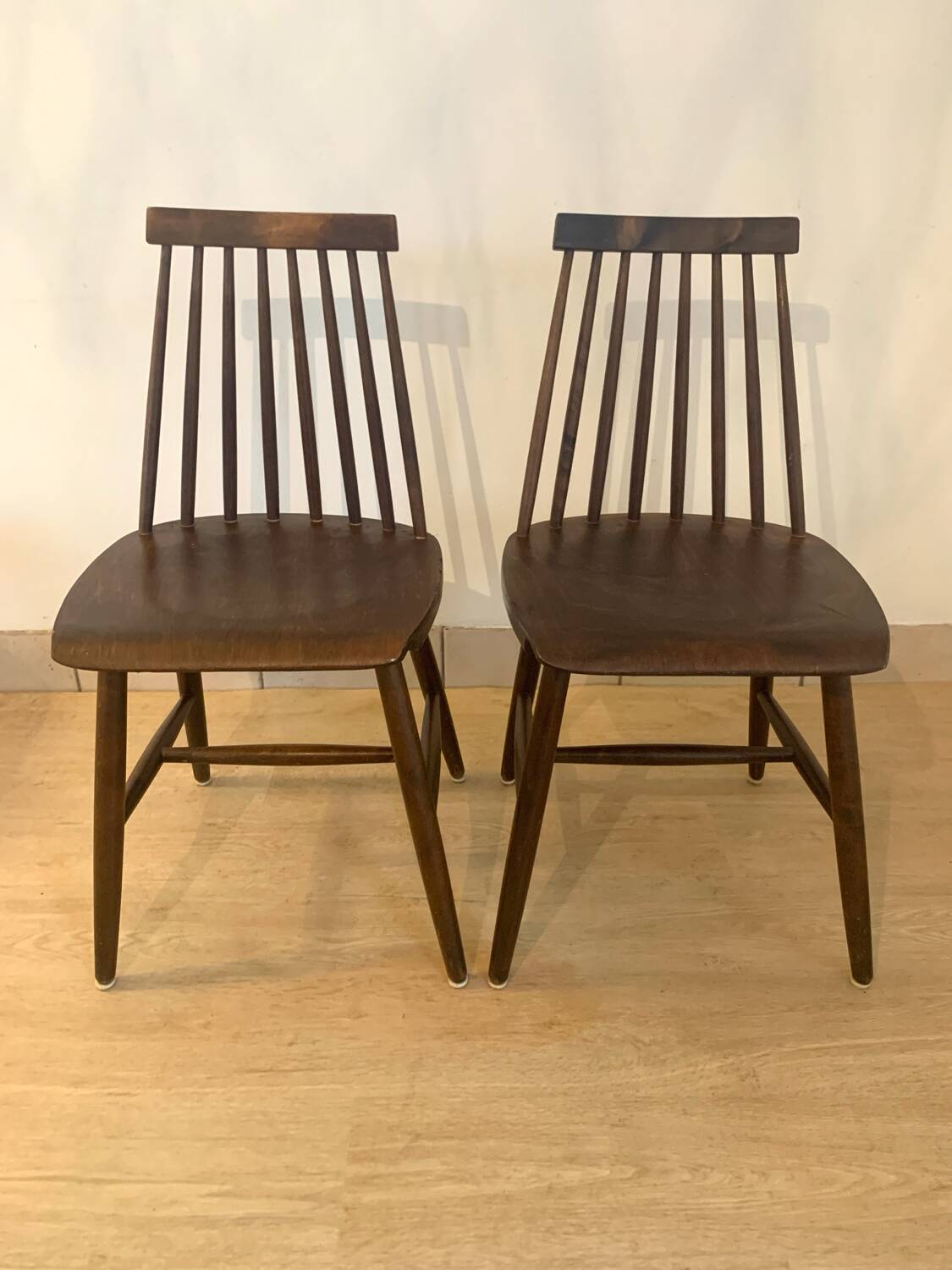 Set of 4 vintage Scandinavian chairs