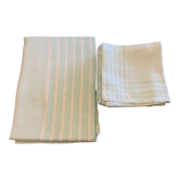 Vintage tablecloth  and 12 towels