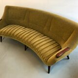 Fifties curved sofa