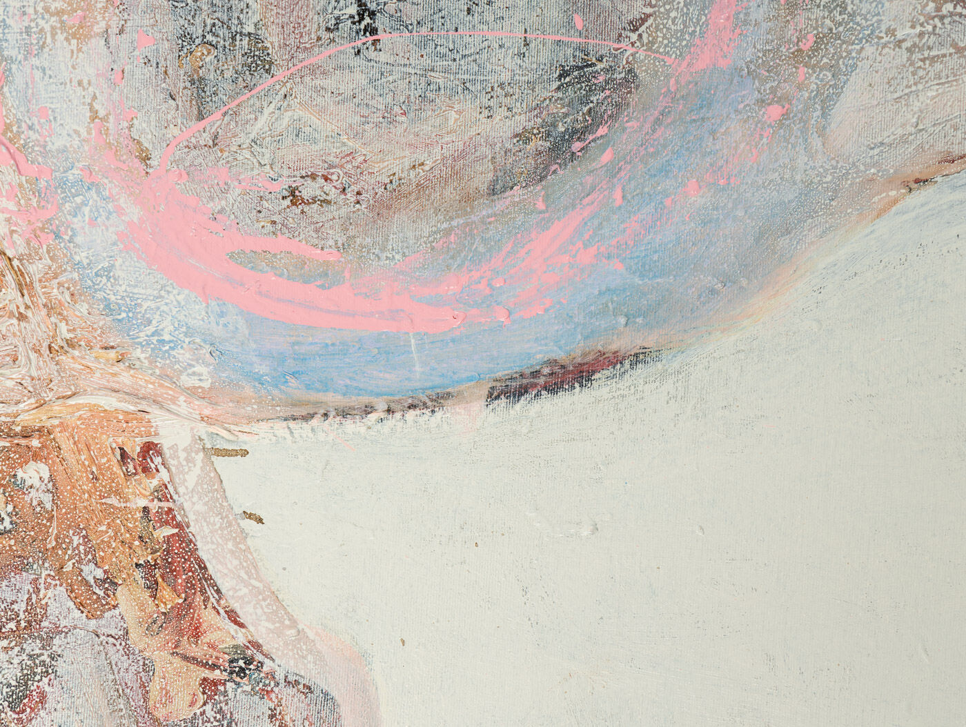 Human Being, oil/acrylic on canvas, 80 x 100 cm