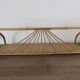50 - 60's rattan wall shelf