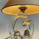 Lampe cristal art déco gravée Paris France