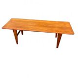 Scandinavian coffee table in solid teak 1970