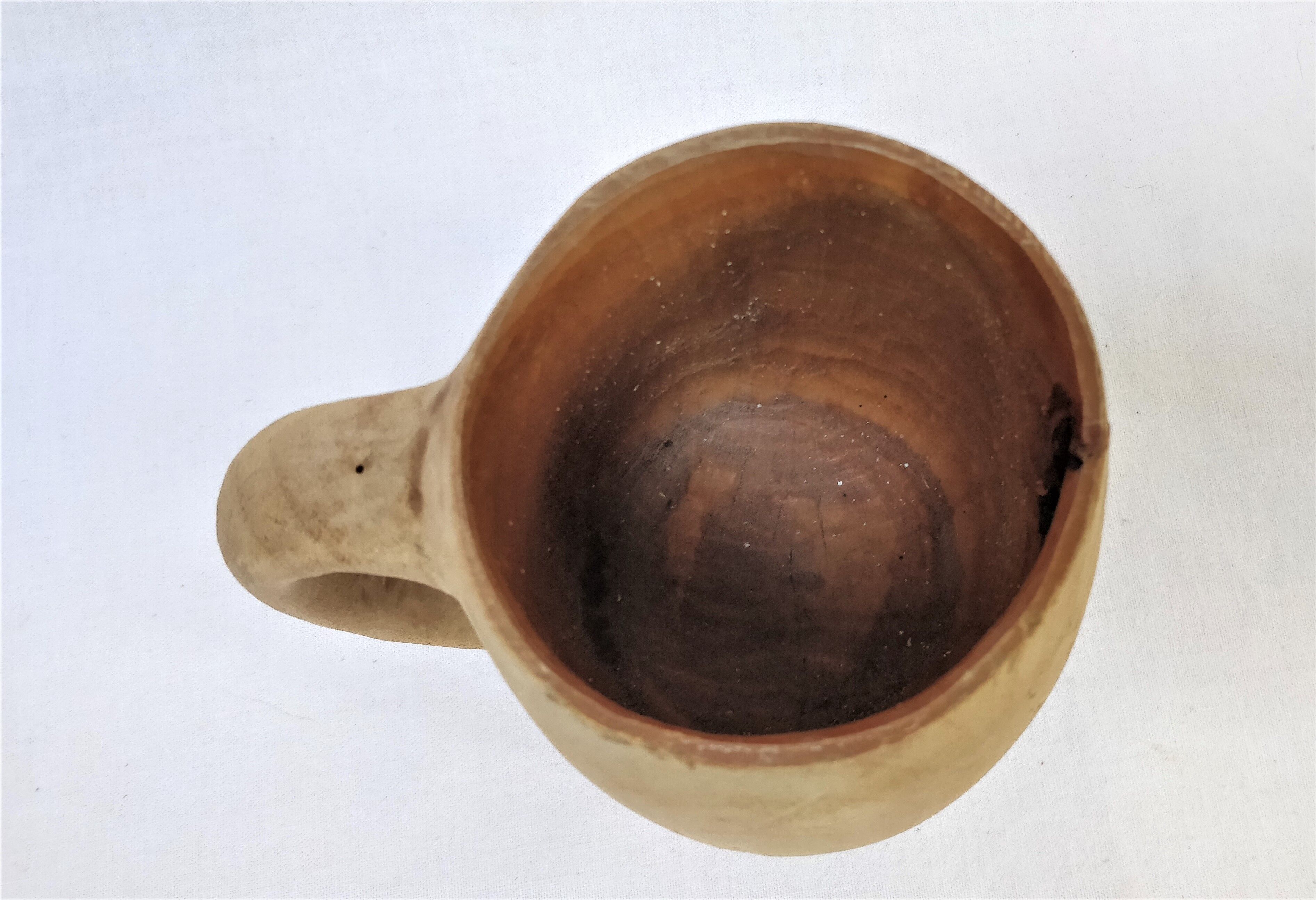 Brutalist wooden cup