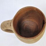Brutalist wooden cup