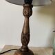 Wooden lamp foot