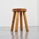 Stool by René Martin for a chalet in Méribel, circa 1965